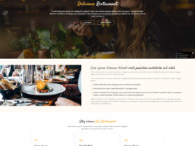 Delicious Free Restaurant Bootstrap Template
