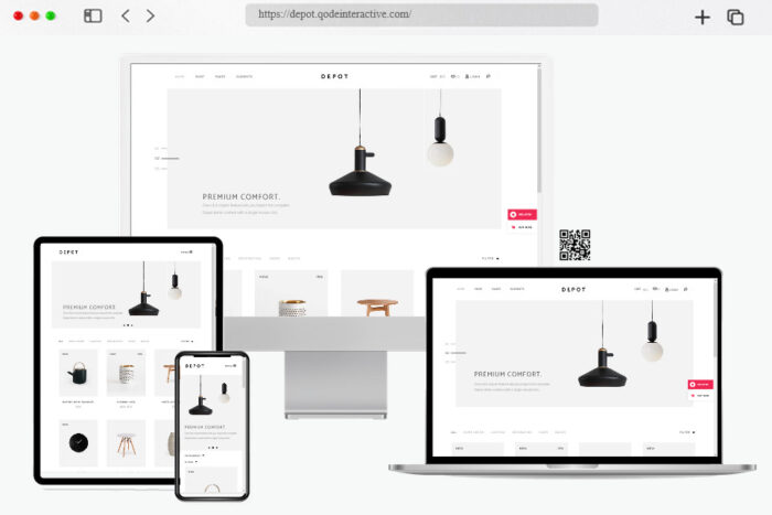 depot furniture ecommerce theme