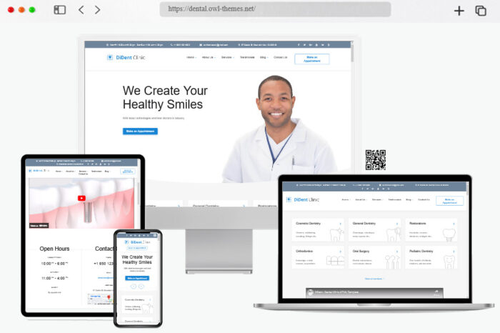 dident dental clinic html template