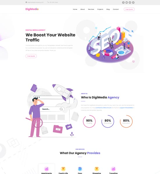 digimedia html template