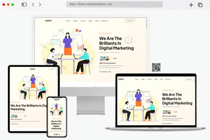 dizmo seo digital marketing theme