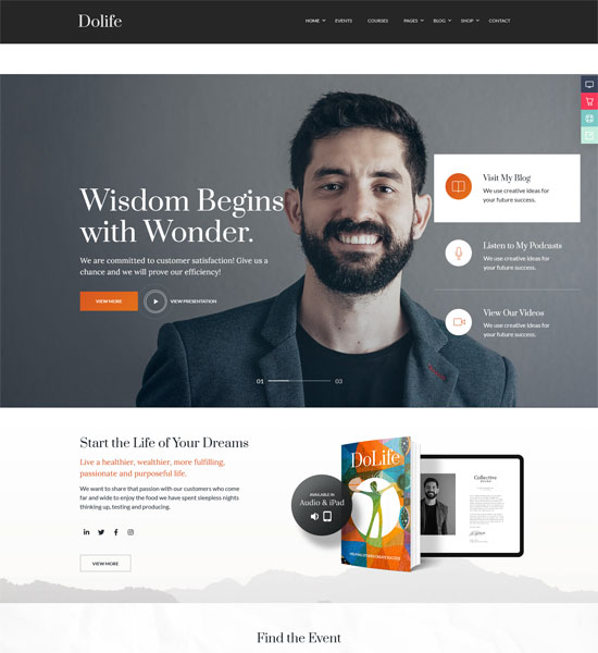 dolife online courses theme