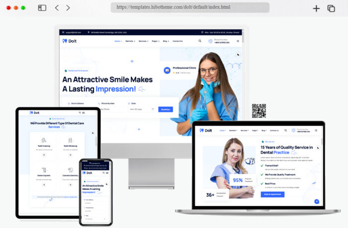 dolt dental care html template