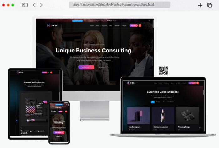 doob bootstrap business template