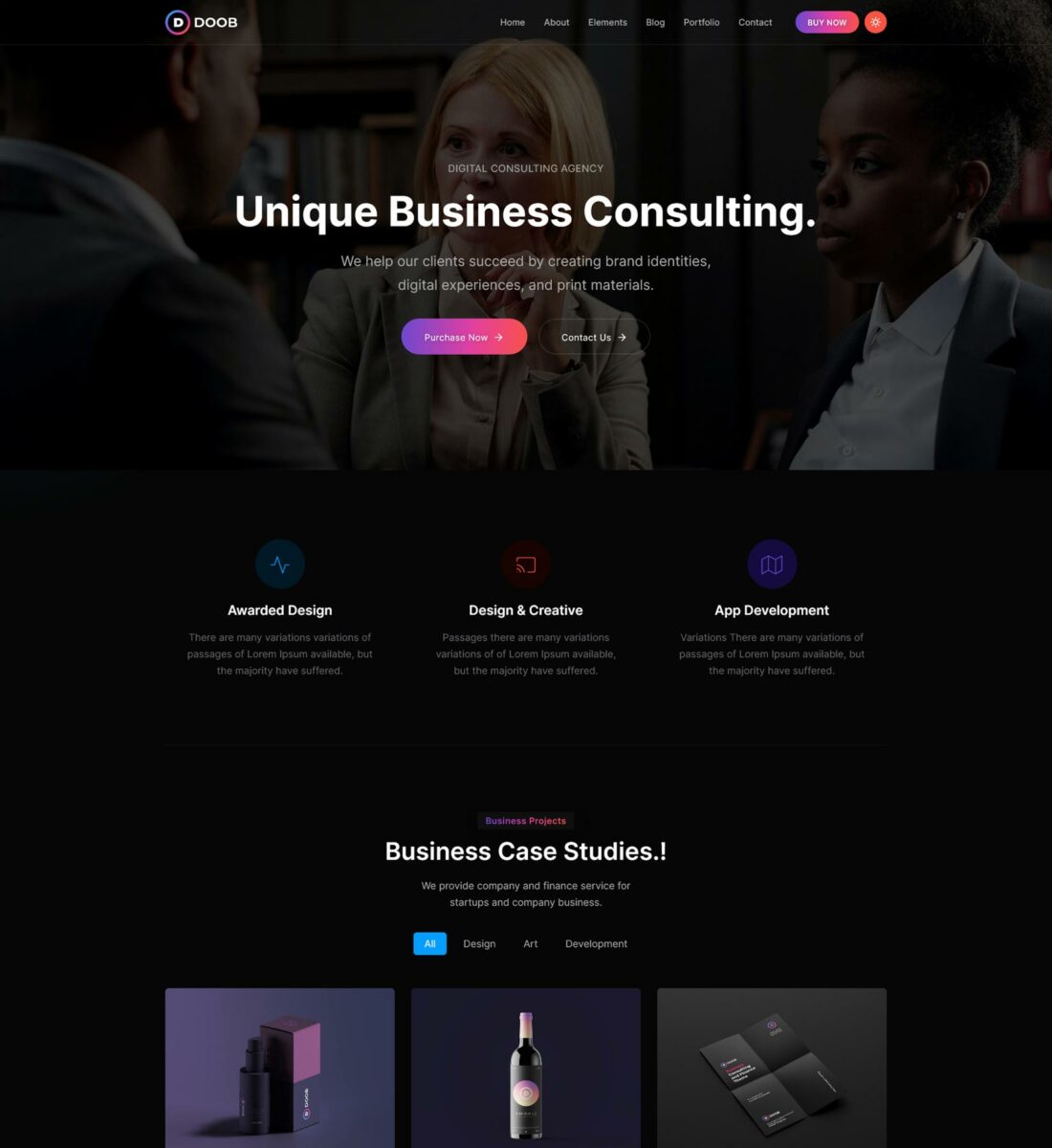 50 Best Business Consulting Website Templates 2023 freshDesignweb