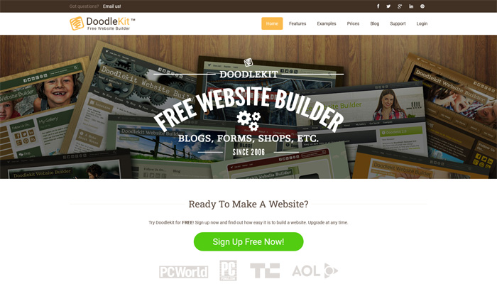 doodlekit business website