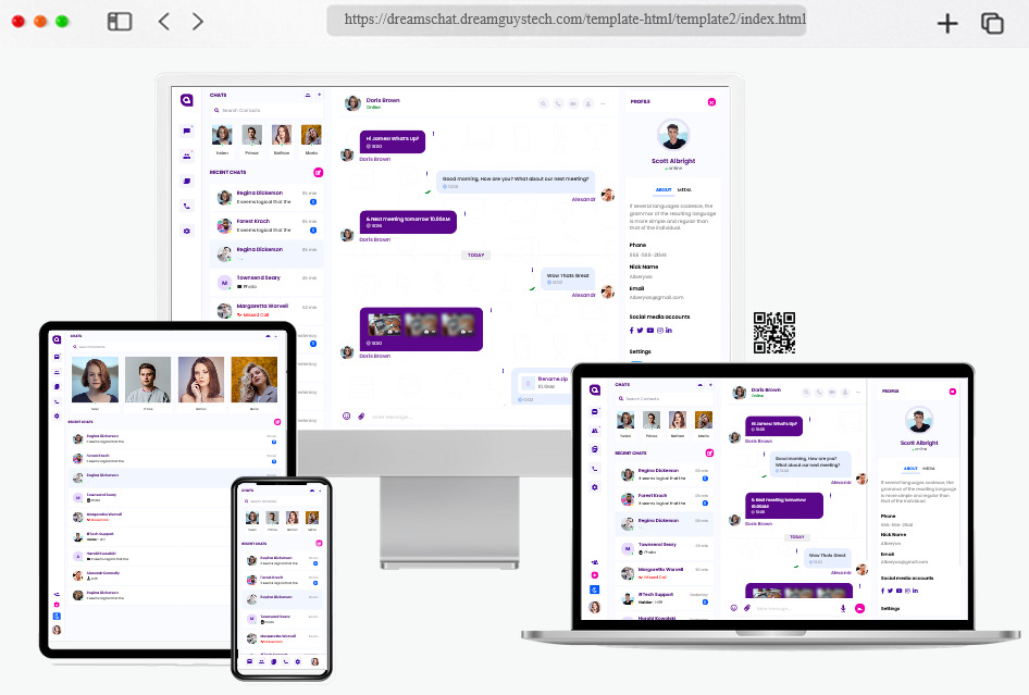 Top 8 Chat App HTML Templates for 2025 - freshDesignweb