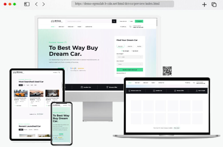 20+ Best Car Dealer Website Templates for 2026 – freshDesignweb