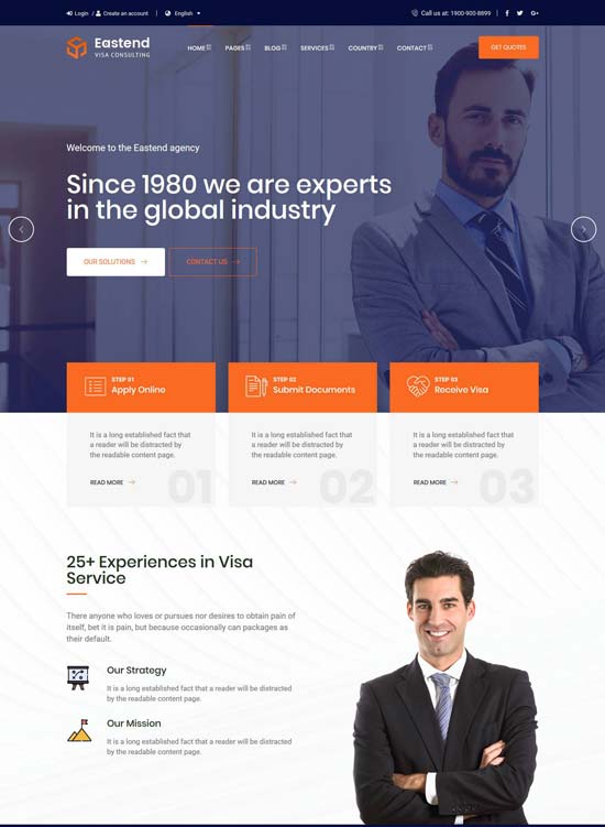 eastend consulting html template