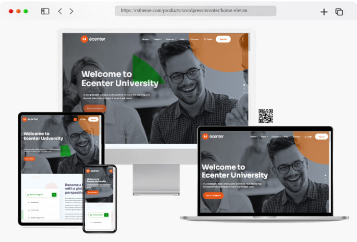 ecenter education wordpress theme