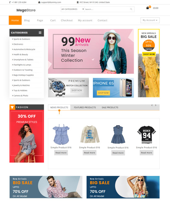 WP e-Commerce — интернет магазин для WordPress