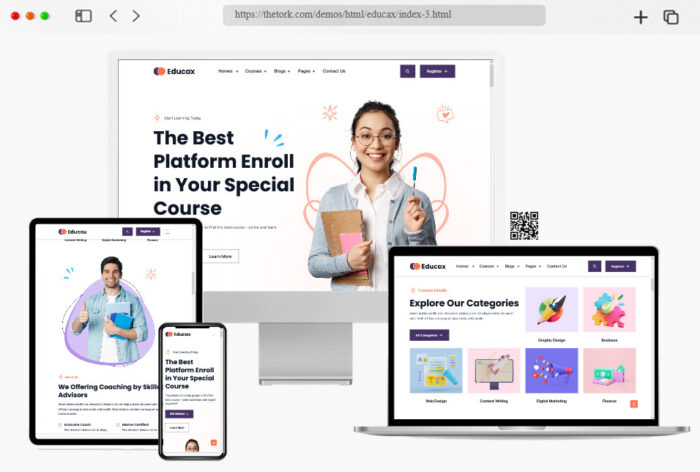 educax kindergarten html template