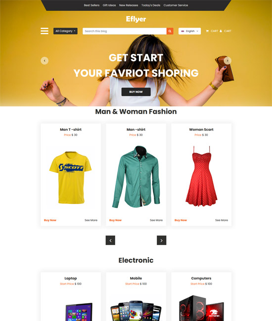 Website Design Templates For Ecommerce - Aguirre Woren1998