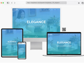 elegance free html onepage template