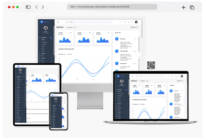 endless vue admin template