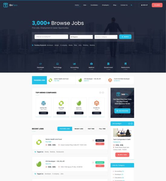 entaro job portal