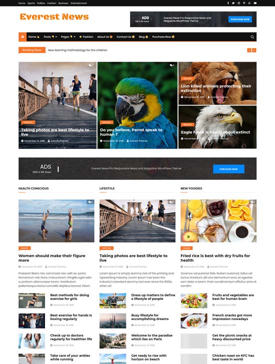 50+ Free News & Magazine WordPress Themes 2022 - freshDesignweb