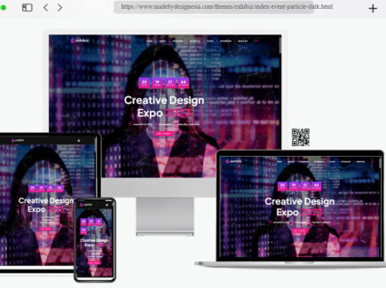 exhibiz event conference meetup html template