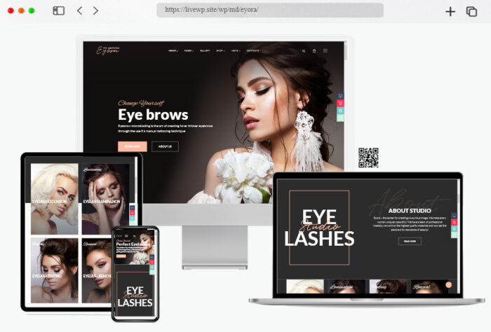 eyora responsive hair salon templates