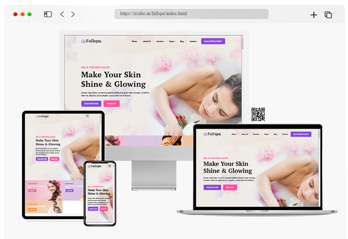 fallspa beauty spa center html template