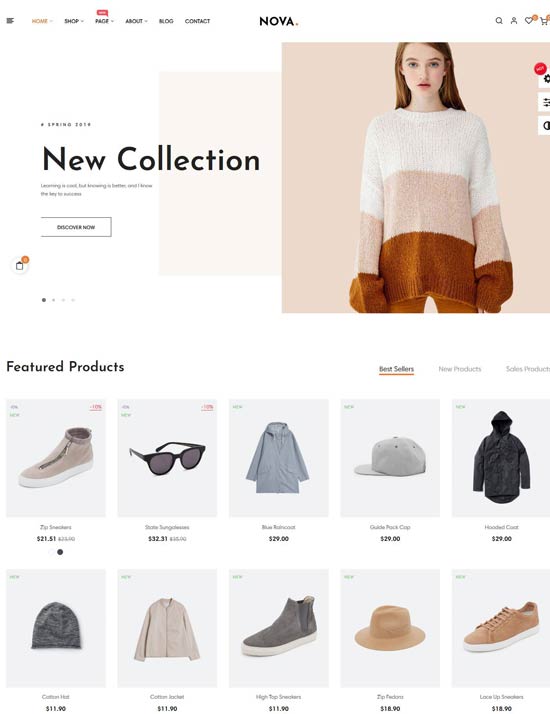 fashion prestashop x theme