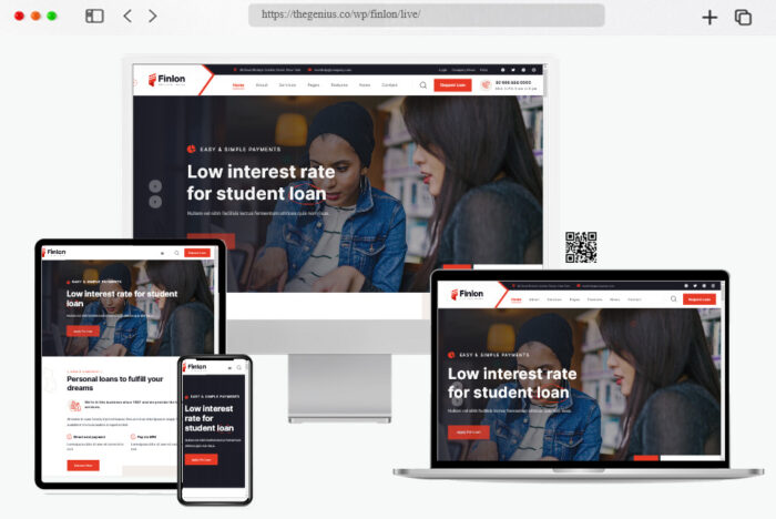 finlon loan credit repair wordpress theme