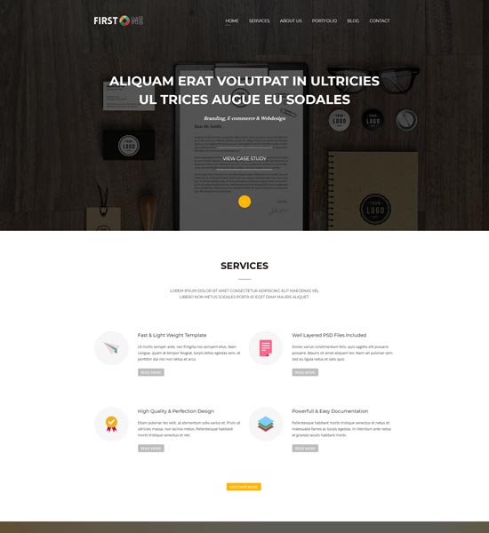 firstone free html template
