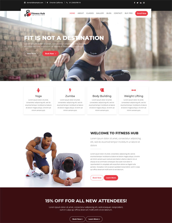 fitness hub