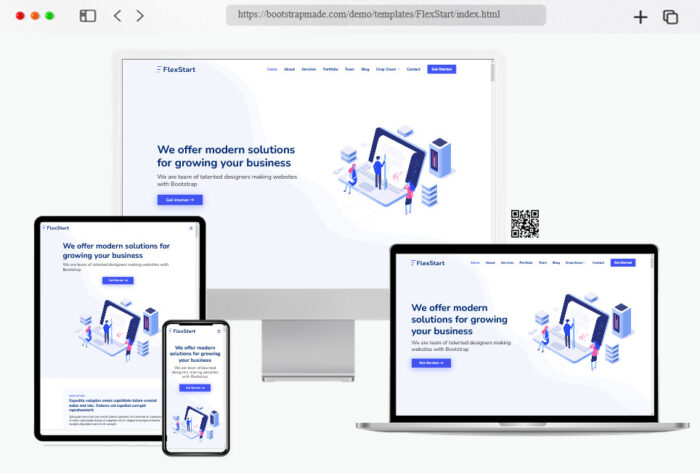 flexstart free and responsive Bootstrap template