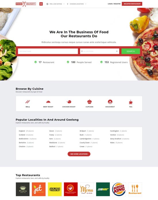 foodbakery food delivery restaurant directory