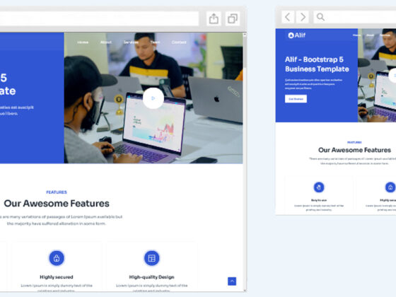 free bootstrap website templates