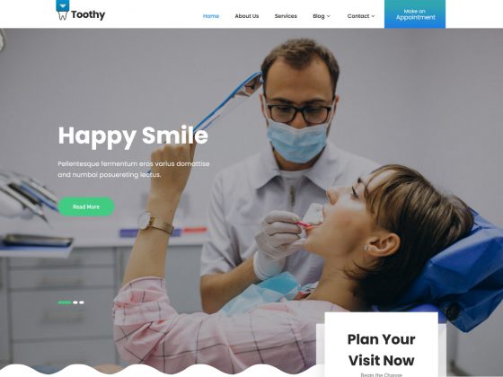 Free Dental Dentist WordPress Themes