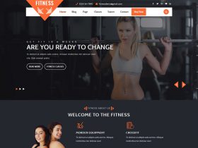 Free Gym Fitness WordPress Themes