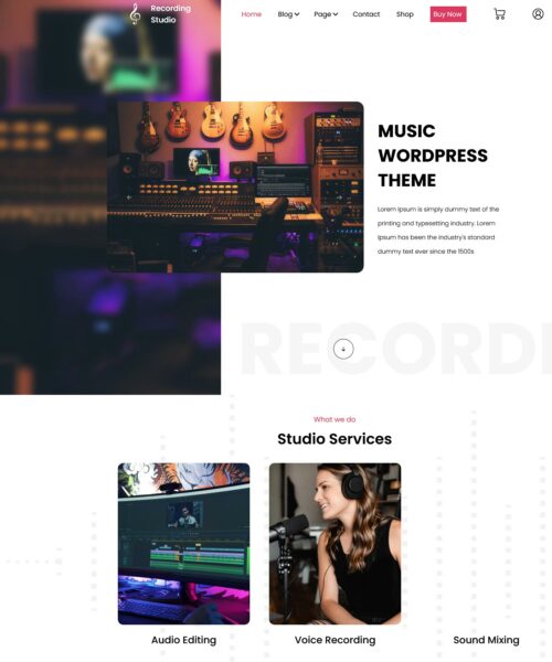 free music recording studio