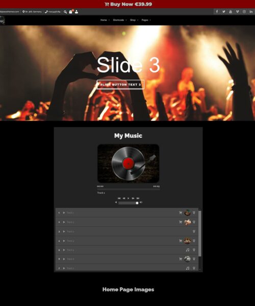 free music star wordpress