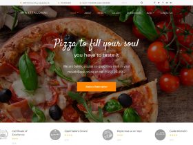 Free Pizza Burger WordPress Themes