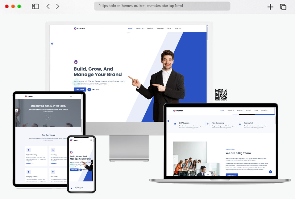 10+ Best One Page Website Templates 2024 - freshDesignweb