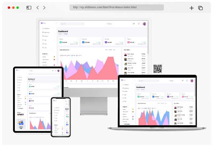 frox tailwindcss dashboard template