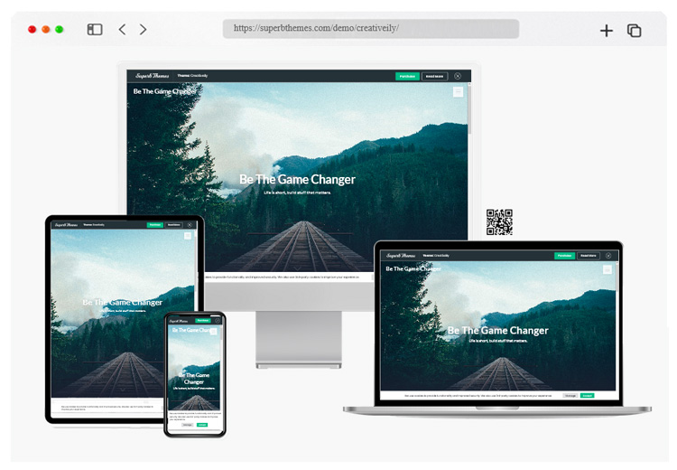 fullscreenly responsive theme