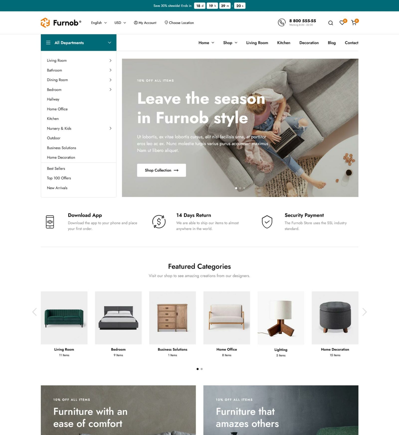 45 Best Furniture WordPress Themes 2023 freshDesignweb
