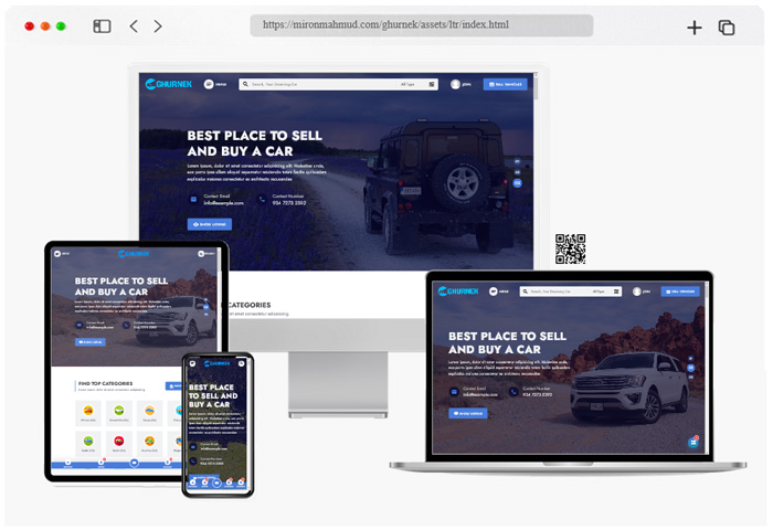 ghurnek automotive car html template