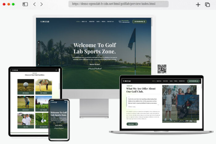 golflab sports html template