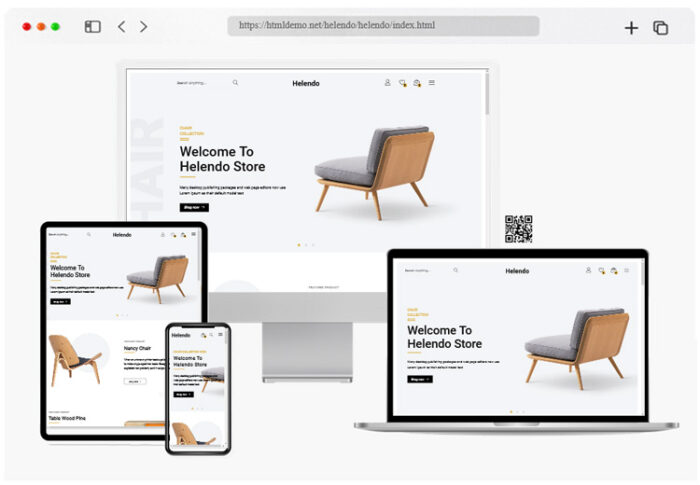 Helendo Furniture ECommerce HTML Template 700x485 