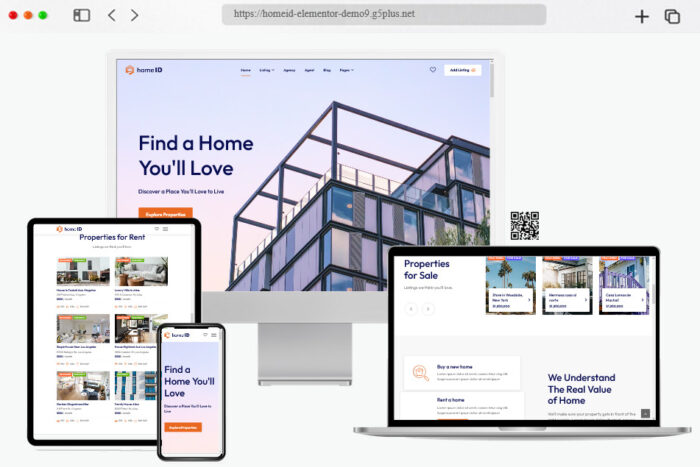 homeid real estate wordpress theme