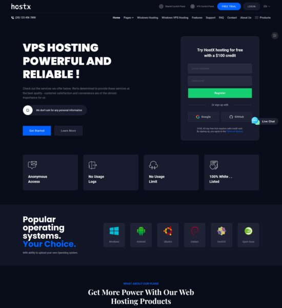 38 Best Hosting Website Templates 2023 FreshDesignweb