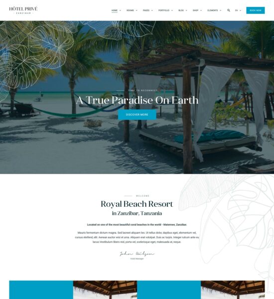 hotelprive resort html template