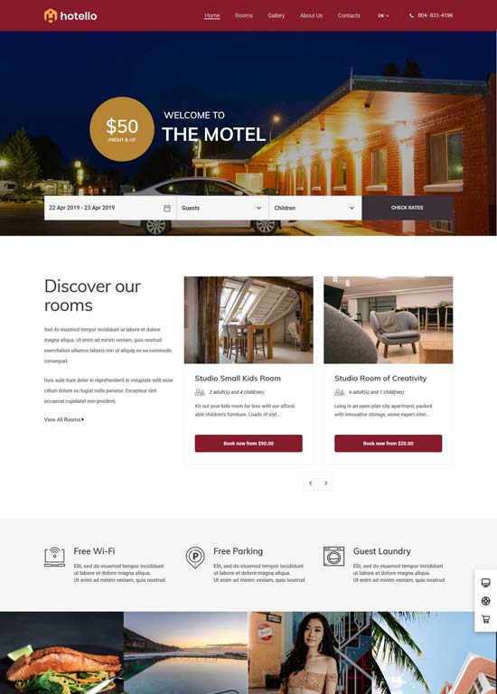 hotello hotel booking wordpress theme
