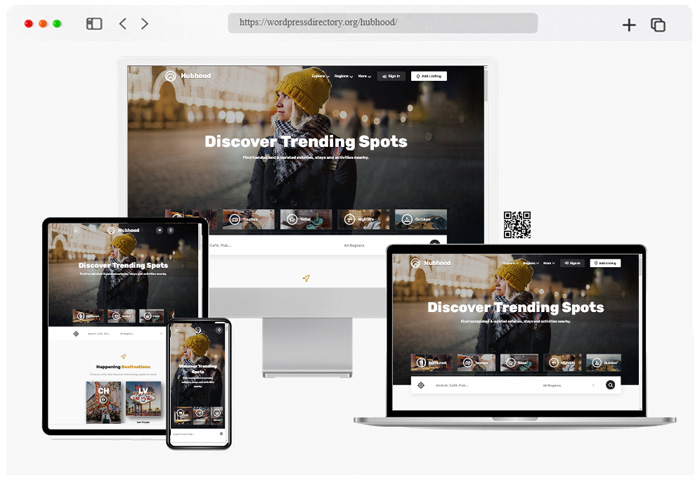 hubhood directory listing wordpress theme