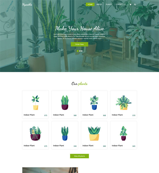 hyaaths html template