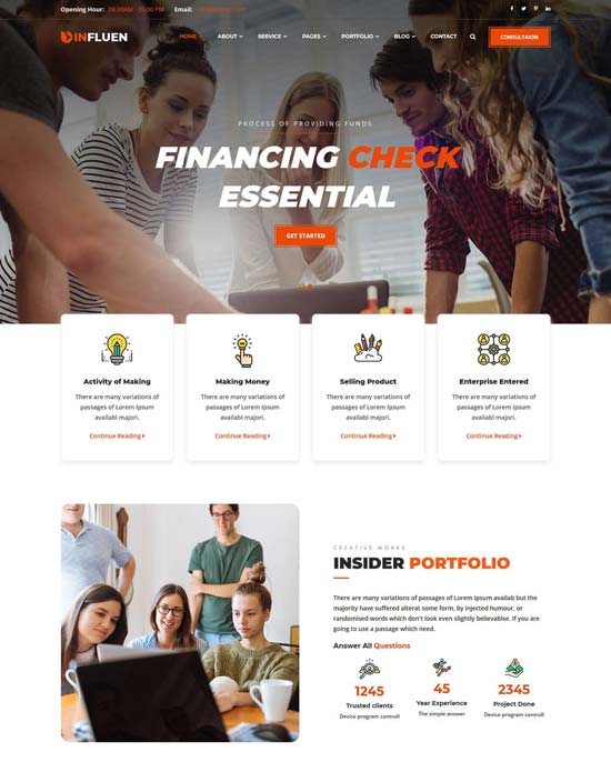 74 Best Financial Website Templates Free Premium freshDesignweb